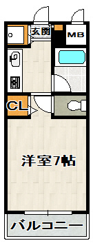 レジデンス松涛の間取り