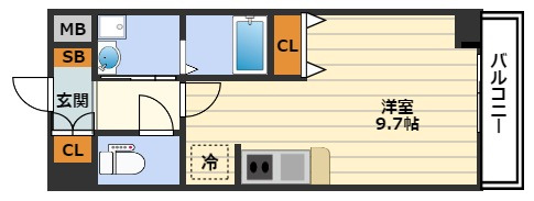 グランカーサ梅田北の間取り