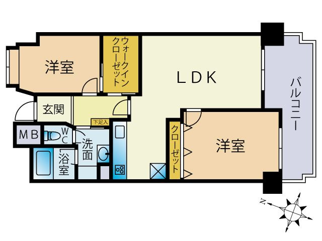 【間取り】 | ロワールマンションアール板付弐番館☆仲介手数料無料☆