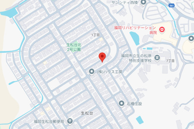 【地図】 | 福岡県福岡市西区生松台1丁目