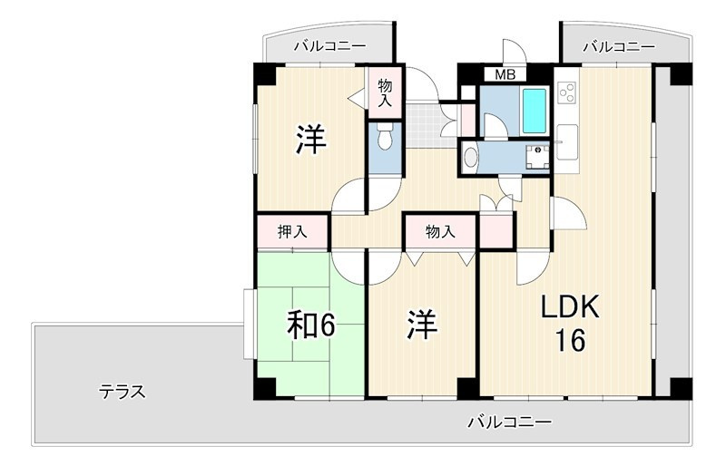 メゾンコトブキの間取り