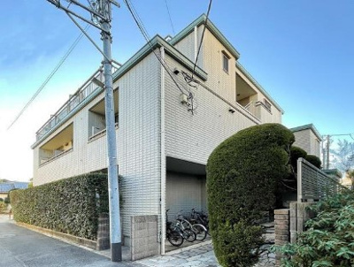 【外観】 | ラ・グリーン | 鉄骨造のマンションです。