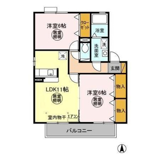 【間取り】 | ヴィクトワールA