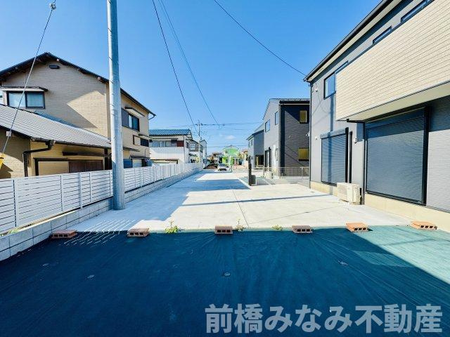 前橋市文京町3丁目　1号棟(全３棟)　新築建売分譲の前面道路含む現地写真|前面道路含む現地写真です