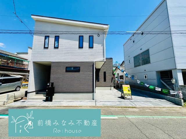 前橋市六供町1丁目　１号棟(全２棟)　アイタウン　新築建売分譲の外観|落ち着いた雰囲気の外観です