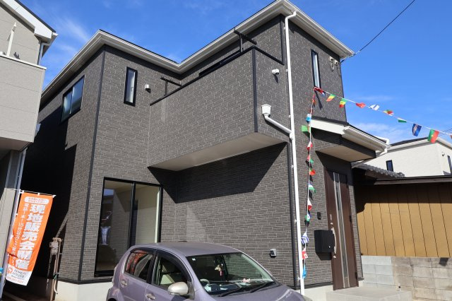 《仲介手数料無料》桜区中島４丁目14-17新築一戸建てクレイドルガーデンの外観|撮影日 2025年11月15日 12:40 晴れ