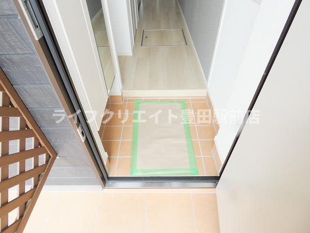 サンフィールドの玄関