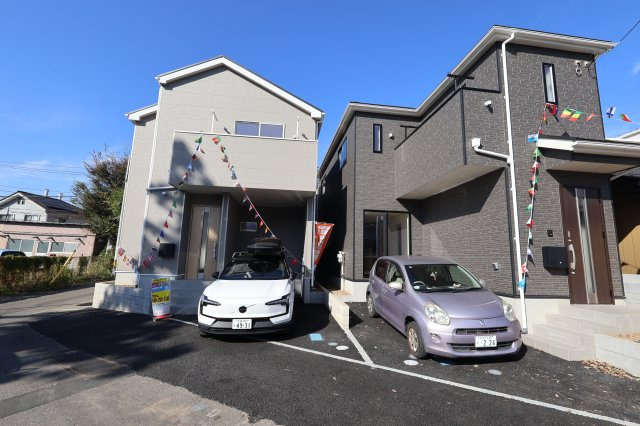 《仲介手数料無料》桜区中島４丁目14-17新築一戸建てクレイドルガーデンの外観|撮影日 2025年11月15日 12:40 晴れ