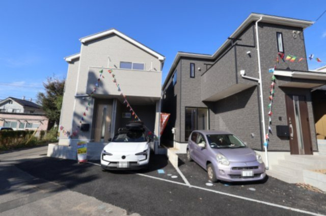 《仲介手数料無料》桜区中島４丁目14-17新築一戸建てクレイドルガーデンの外観|撮影日 2025年11月15日 12:40 晴れ