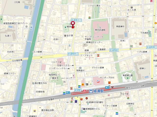 プチコートＮの地図|★案内図★