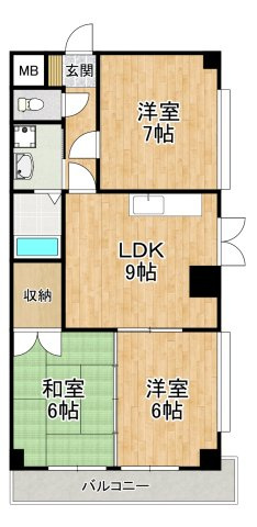 【間取り】 | アーネットスタシオン大阪狭山