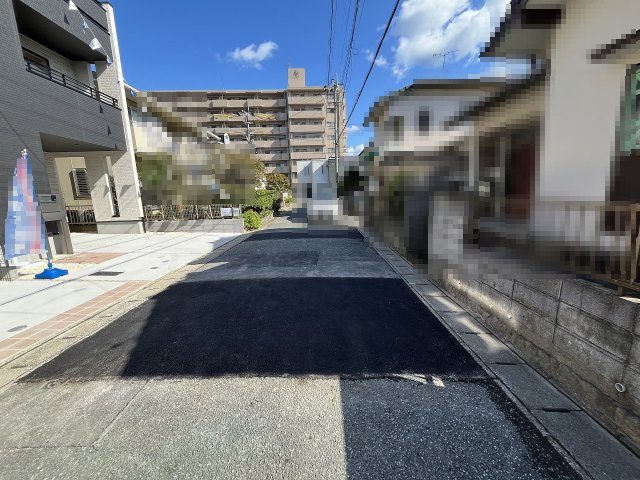 【その他】 | 福岡市東区奈多1丁目　1号棟（全2棟）【仲介手数料無料・0円】 | 現地写真。前面道路です。