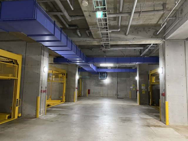 スコーレ熱海の駐輪場