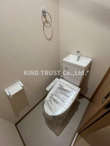 増山マンションのトイレ|ゆったりとした空間のトイレです