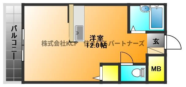 アザレアハイツ蒲池の間取り
