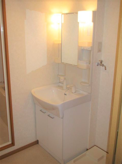 エストパレの独立洗面台|独立洗面台、朝の身支度には欠かせません