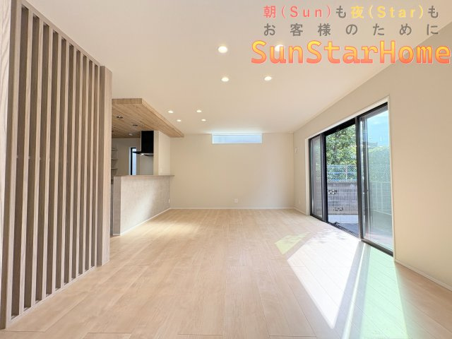 【※サンスターホーム限定物件】立川市砂川町3丁目　建築条件付き売地　高機能住宅の完成予想図|リビングイメージ