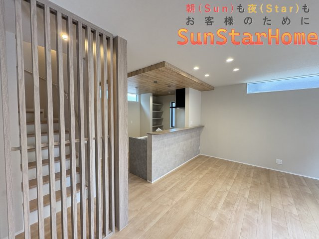 【※サンスターホーム限定物件】立川市砂川町3丁目　建築条件付き売地　高機能住宅の完成予想図|リビングイメージ