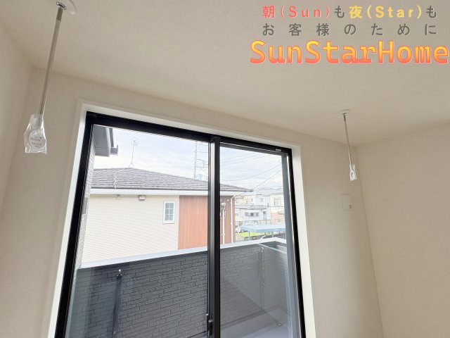 【※サンスターホーム限定物件】立川市砂川町3丁目　建築条件付き売地　高機能住宅の完成予想図|ホスクリーン(室内干し)