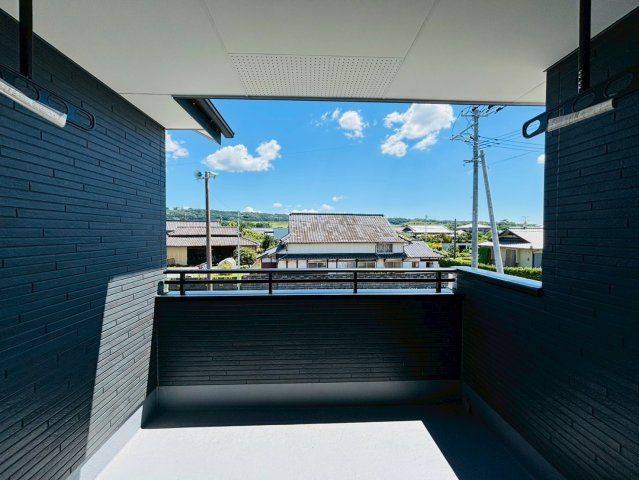 よかタウン/菊池郡菊陽町/久保田4期/7号棟の展望|外観。設備等・ご確認下さい☆完成済みの為、即案内可能です！お電話下さい☆当日内覧大歓迎☆