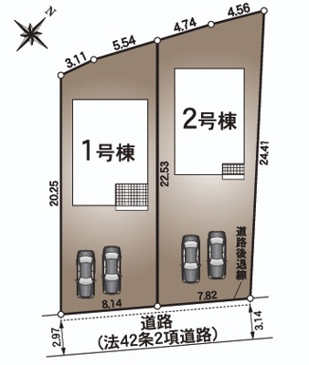 【区画図】 | クレイドルガーデン光市虹ヶ丘第7　二号地