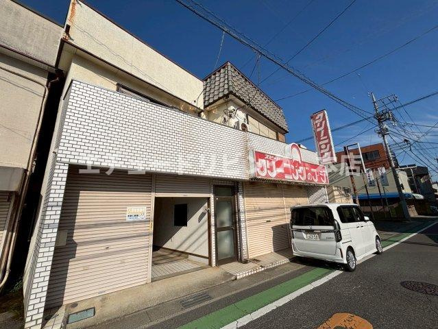 鶴瀬東住居付き店舗の外観パース