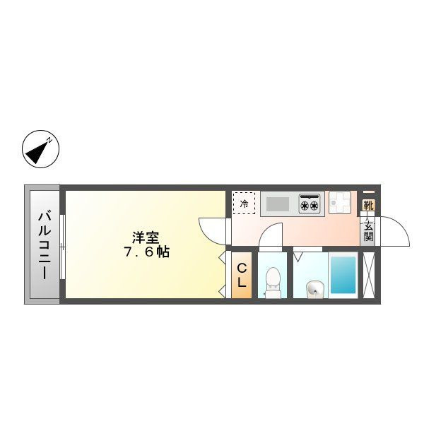 いにしえ今宿駅前の間取り