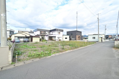 【外観】 | 黒石市幸町　土地　三方道路　