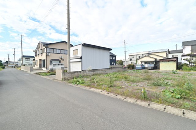 【外観】 | 黒石市幸町　土地　三方道路　