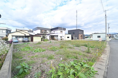 【外観】 | 黒石市幸町　土地　三方道路　