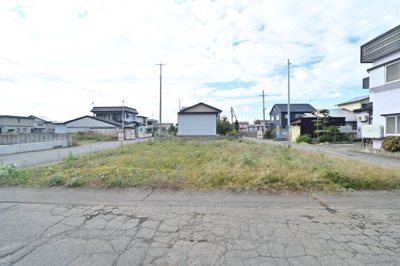【外観】 | 黒石市幸町　土地　三方道路　