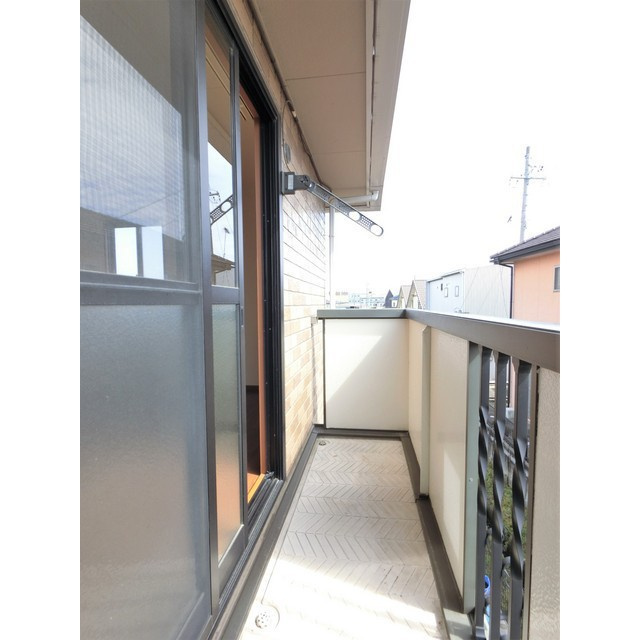 リヴェール岐南のバルコニー