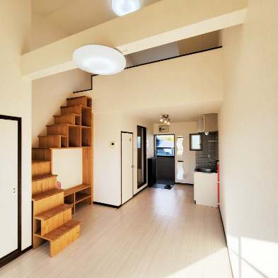 シティベール高良内B棟の居間・リビング|ゆったり過ごせる居間です