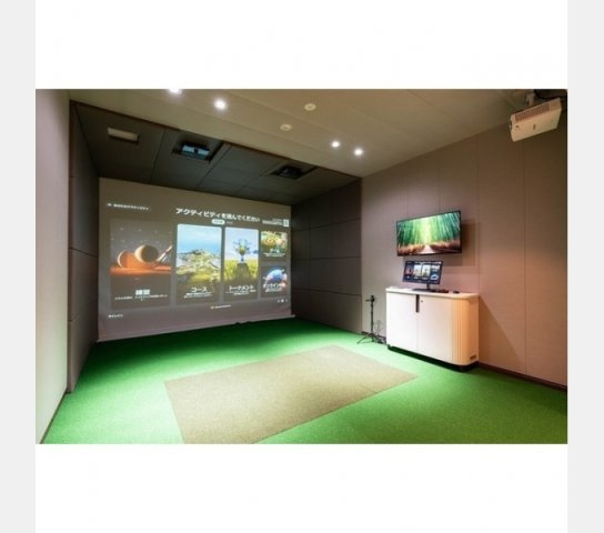 港区白金台５丁目の賃貸マンションのその他|ゴルフシュミレーター