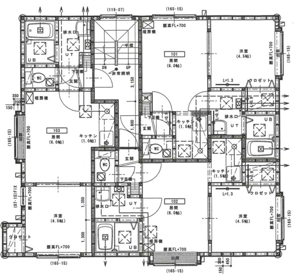 【間取り】 | パークハイム環状通東