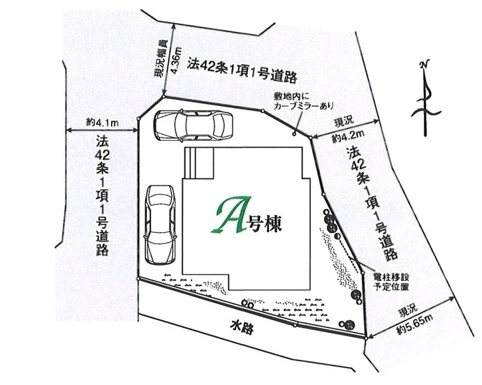 ハートフルタウン　狭山市柏原3期　全1棟の区画図