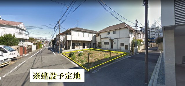 グランテリア西落合の周辺|駅から8分　静かな住宅街・角地。街灯などもあります。