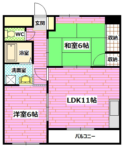 サイプレスビルの間取り