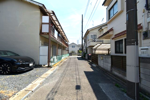 高松1丁目・新築戸建の前面道路含む現地写真