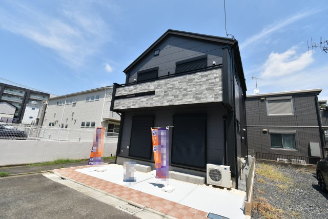 高松1丁目・新築戸建の前面道路含む現地写真