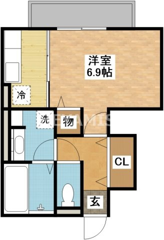 カーサデラルス　A棟の間取り