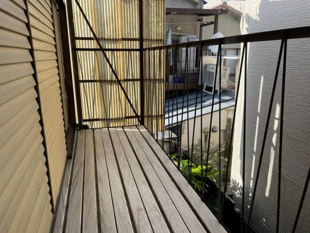 下鴨宮崎町_戸建てのバルコニー