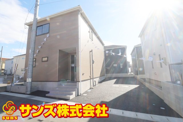 郡山市富久山町福原第21　　　1号棟　　　行健小学校、明健中学区の外観|北西側から見た外観