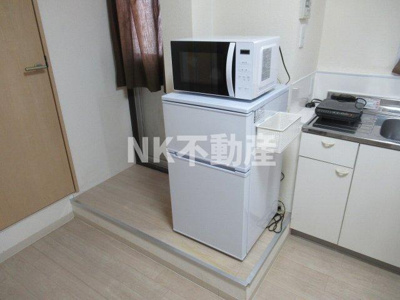 【設備】 | メゾン松村（河内小阪賃貸） | 冷蔵庫付きです