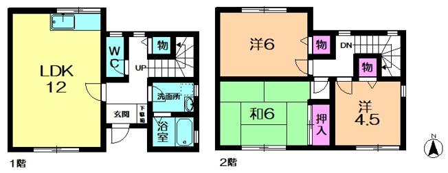 【間取り】 | エモンド高の原