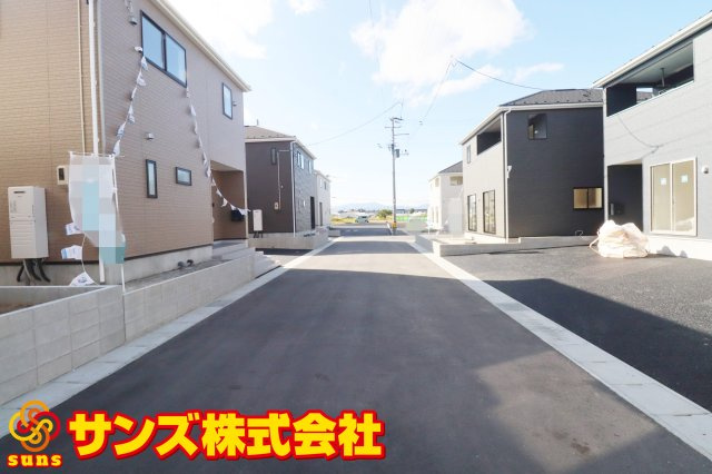 郡山市富久山町福原第21　　　3号棟　　　行健小学校、明健中学区の外観|南側前面道路