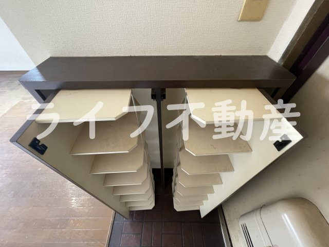 H2O高井田ビルの収納|ちょっとした収納スペースも充実しています