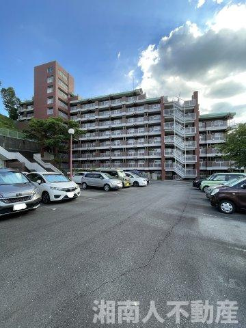 城山ハイムの駐車場