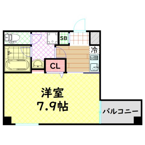 【間取り】 | F　CROSS　EBISU