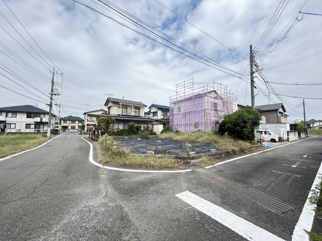 新築　前橋市北代田町第６　Livele Garden.S　１号棟の前面道路含む現地写真|現地写真　南側接道幅員約4.5ｍ